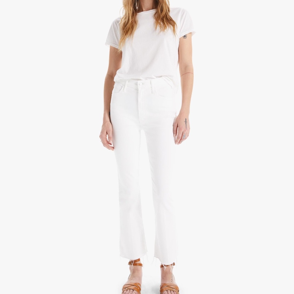 Mother Denim THE HUSTLER ANKLE FRAY